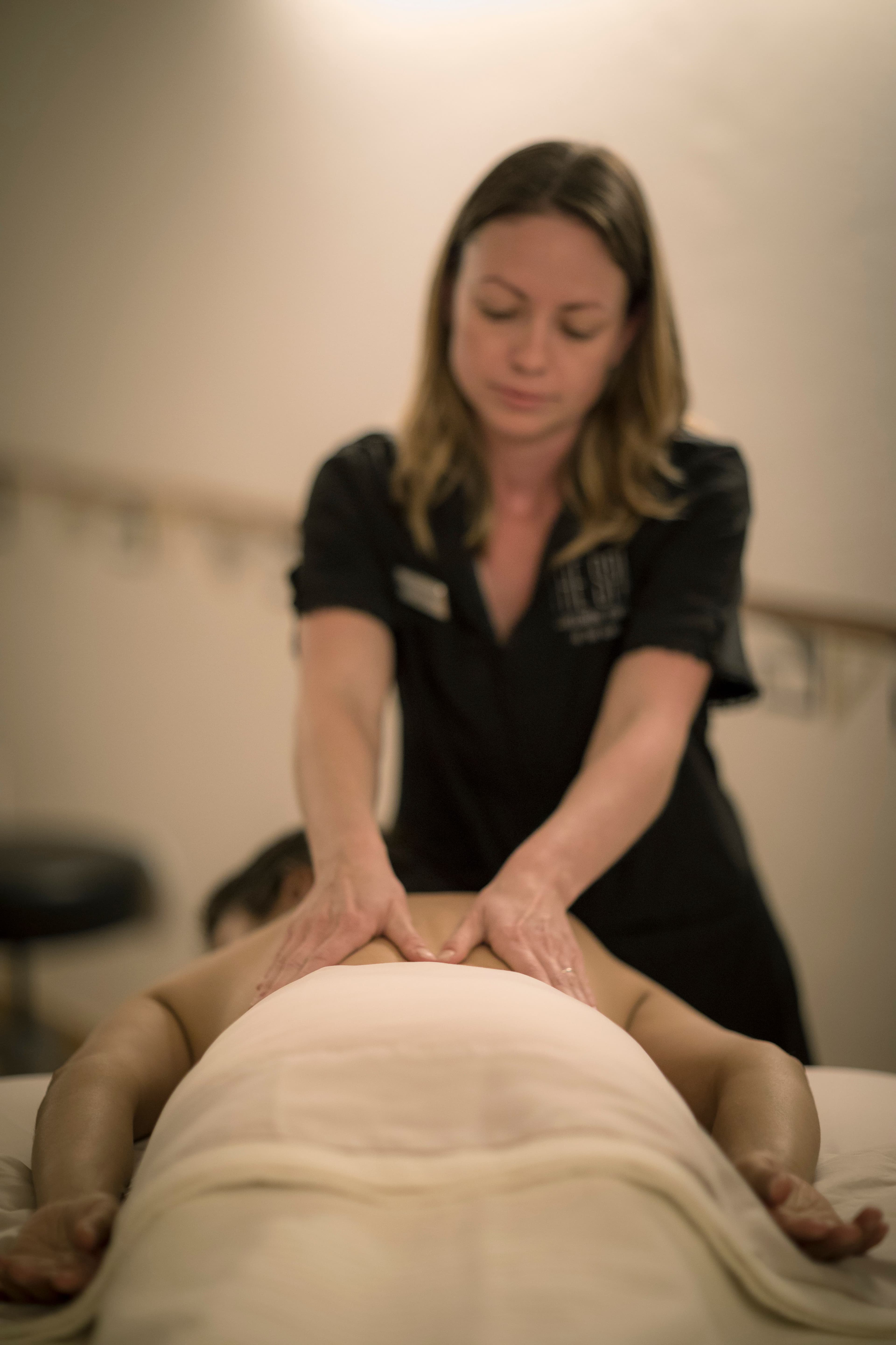 The Blake Spa Guest receives a massage
