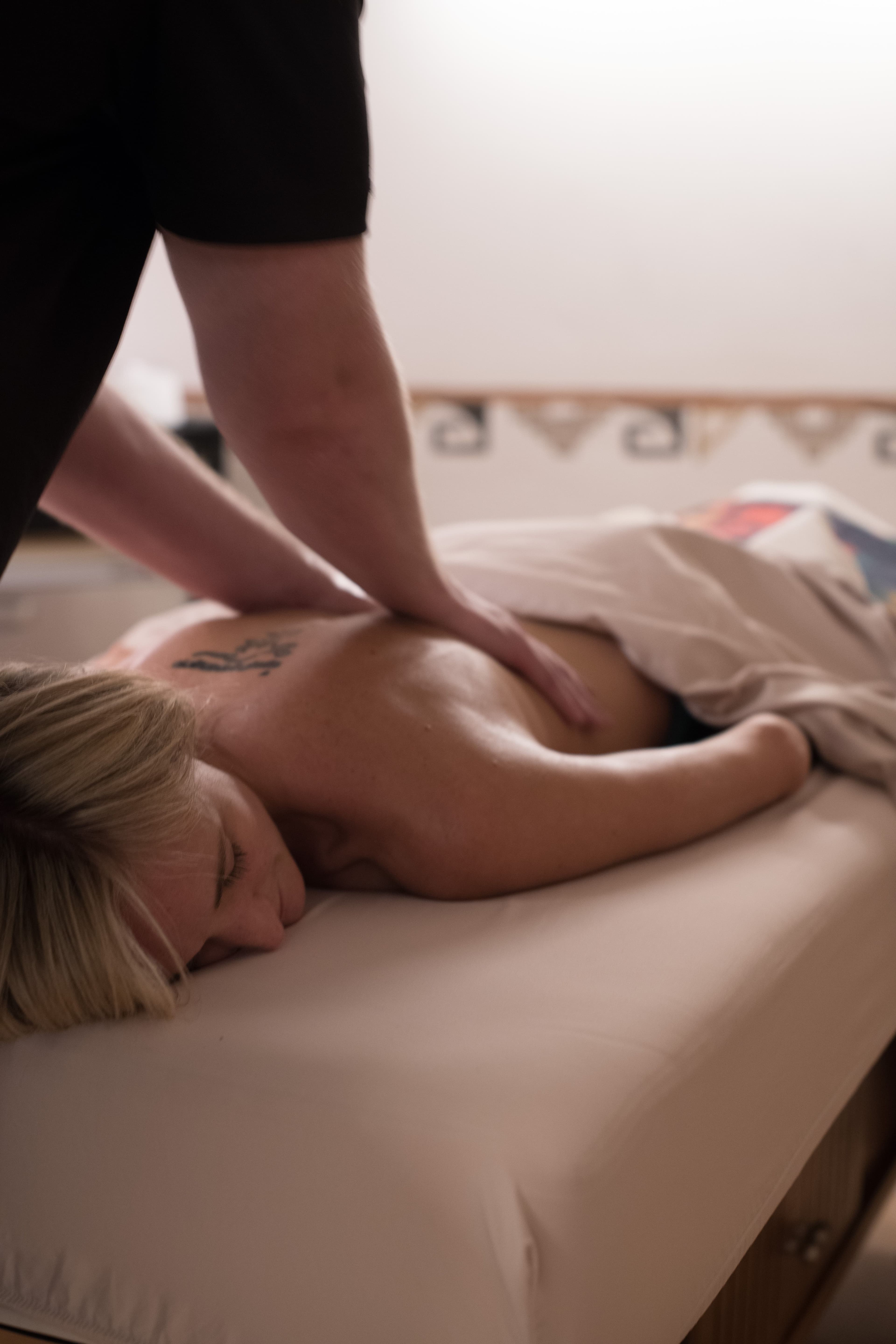 The Blake Spa guests receives a massage