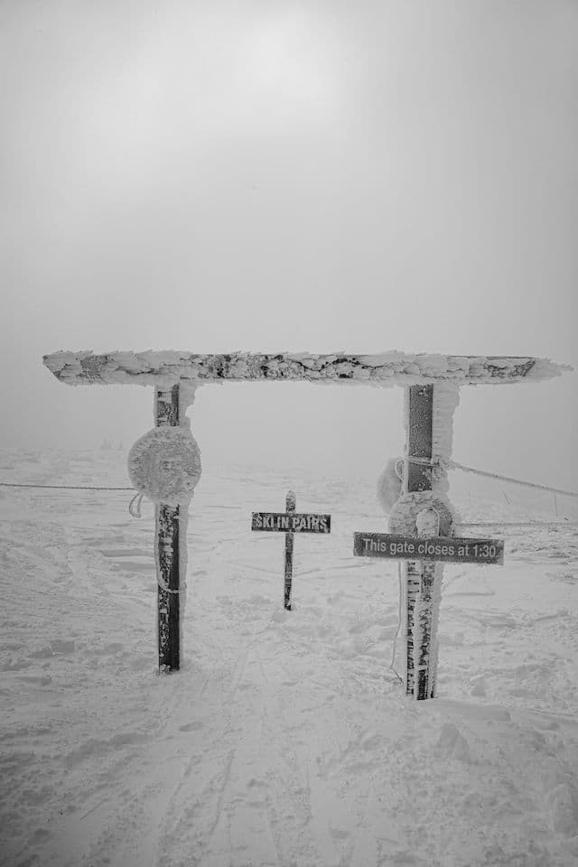 An entry to a hike at Taos Ski Valley.