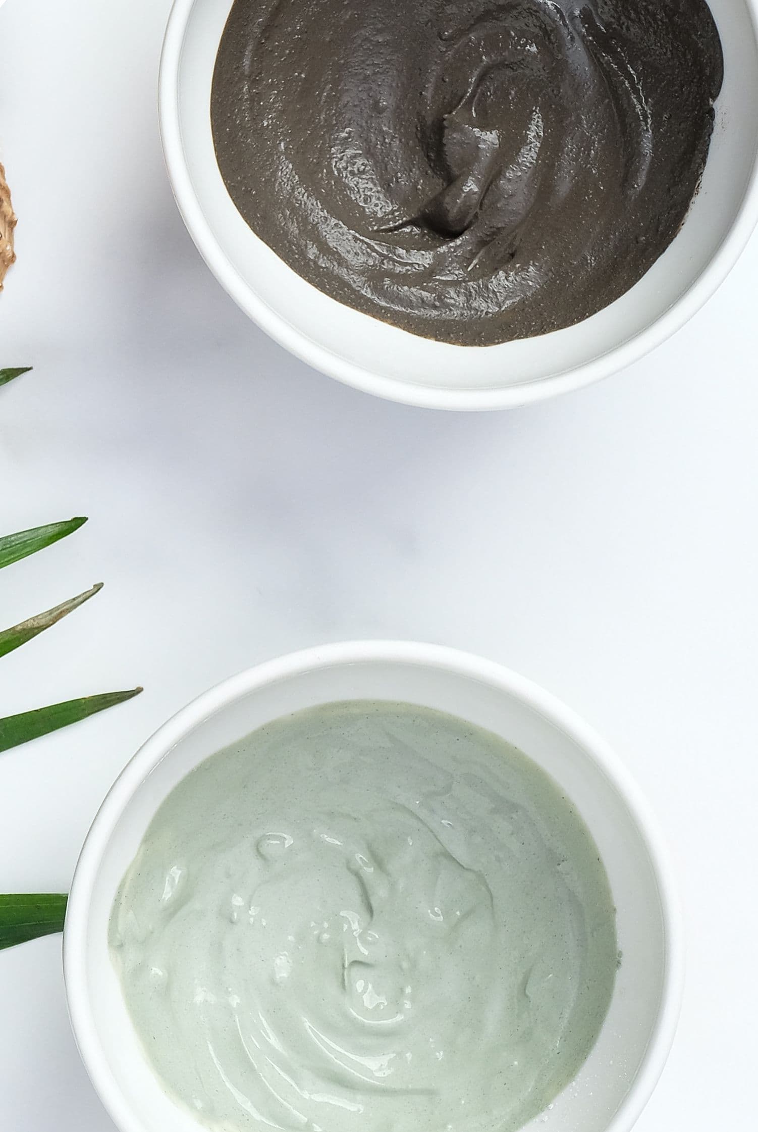 Face mask treatments ready to be applied