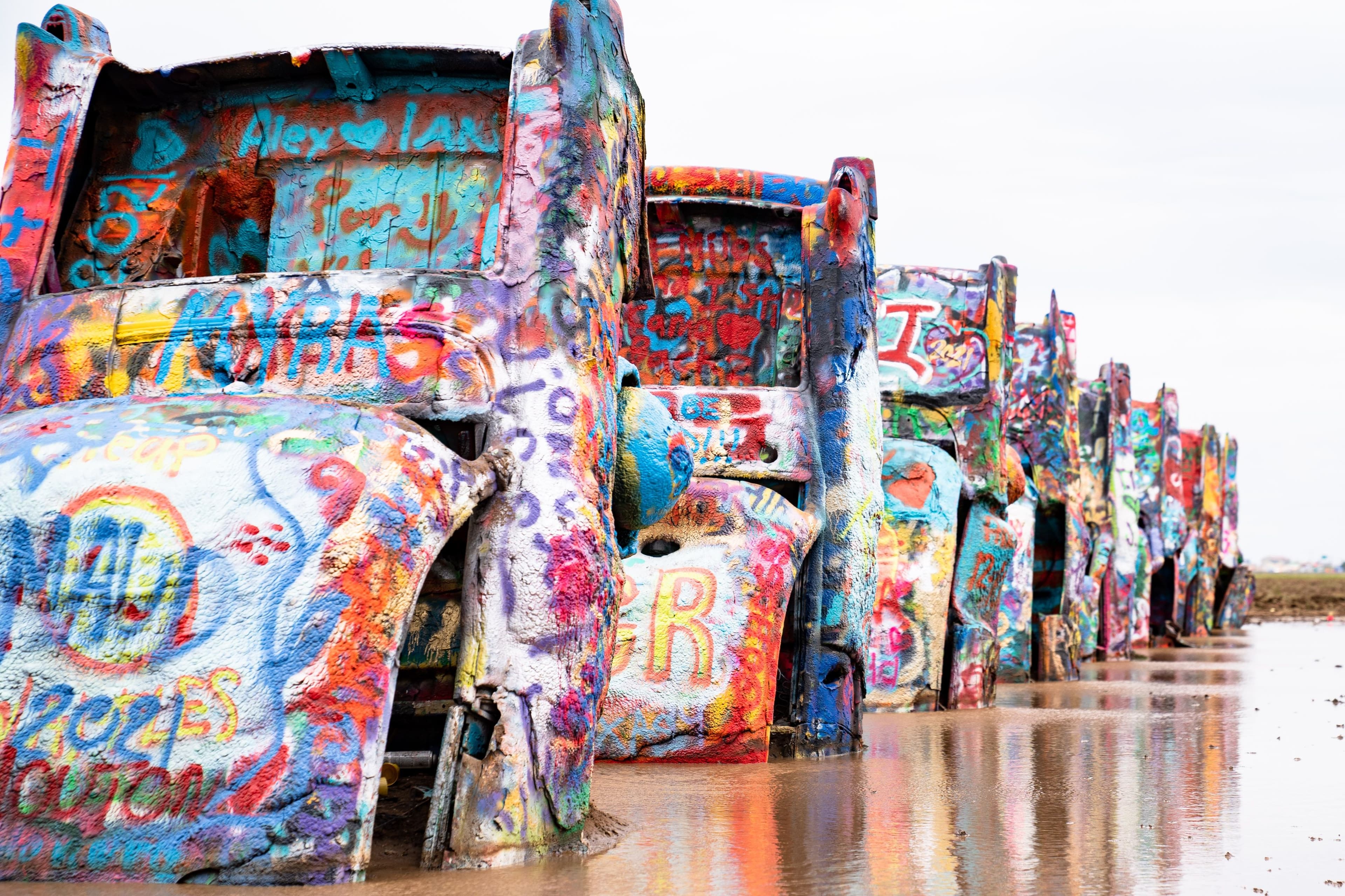 Cadillac Ranch in Amarillo, Texas